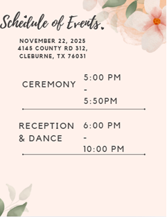 The Wedding Website of Luis Cardenas and Tanya Parra