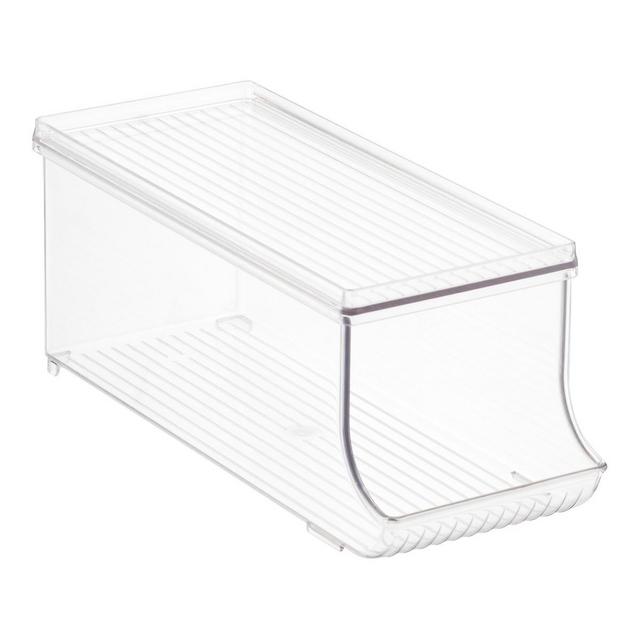 iDesign Linus Fridge Bins Soda Can Organizer with Shelf
