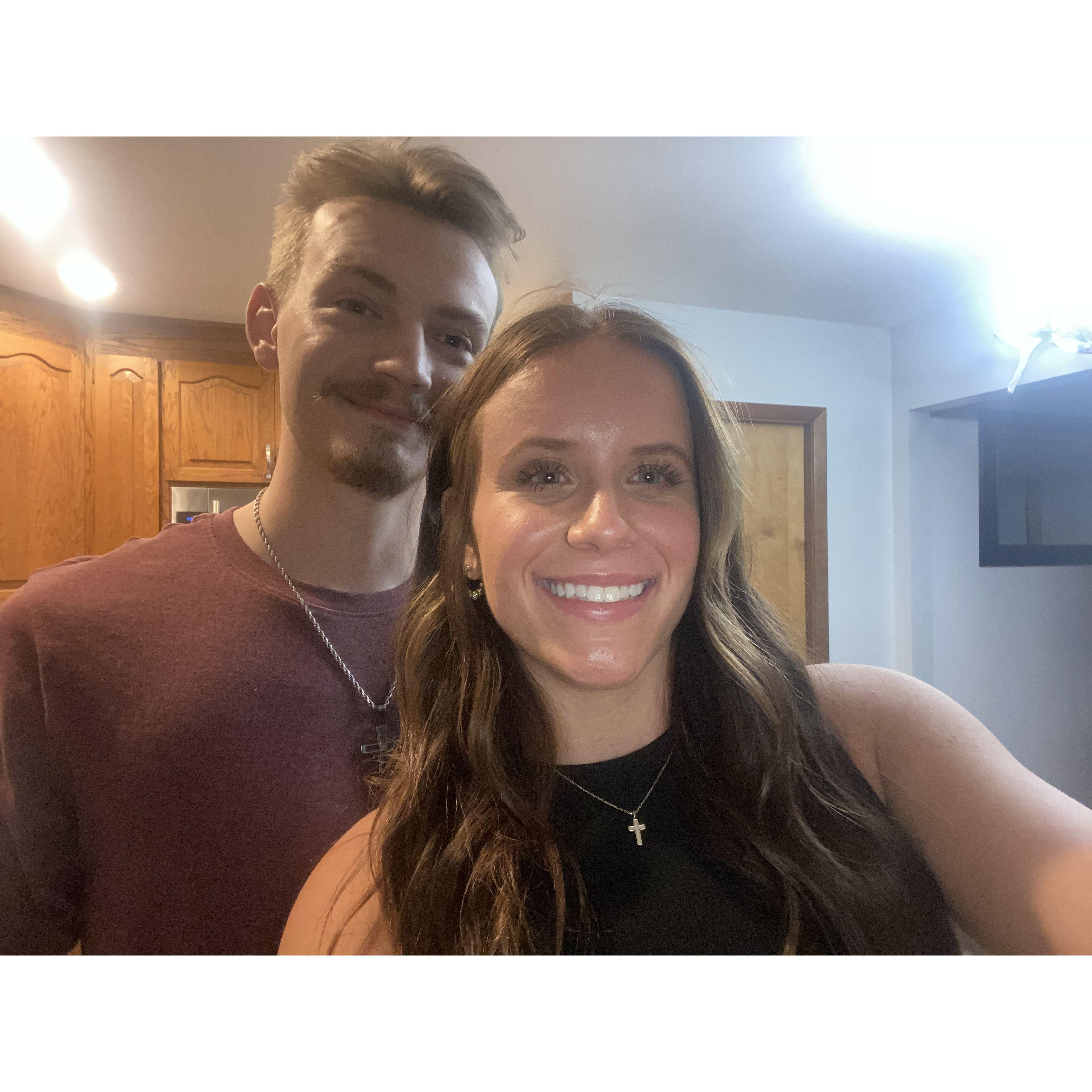 Our first dinner date to Lead Belly's in Lincoln