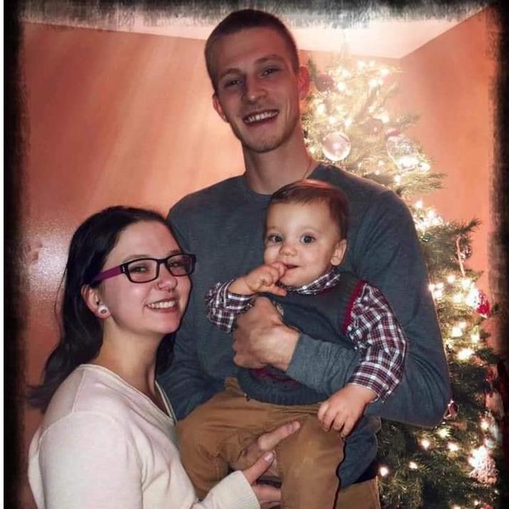 First Christmas together, Bohen was 9 months old.