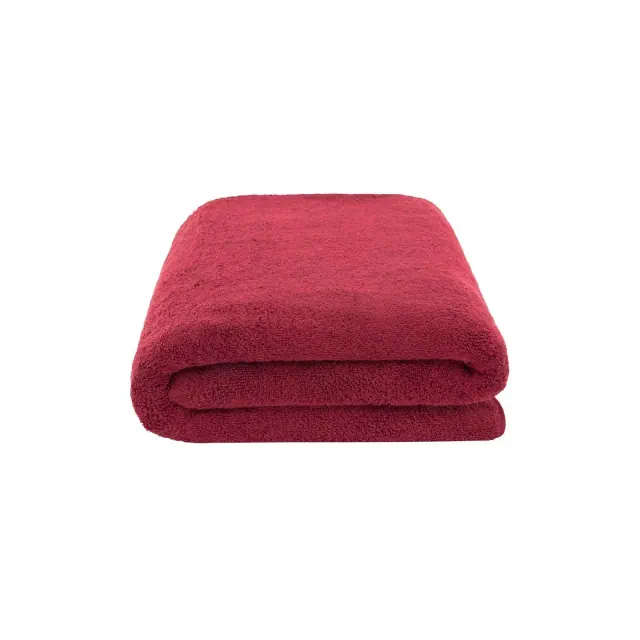 American Soft Linen 100% Cotton Oversized Bath Sheet, 40 in by 80 in Bath Towel Sheet, Burgundy Red