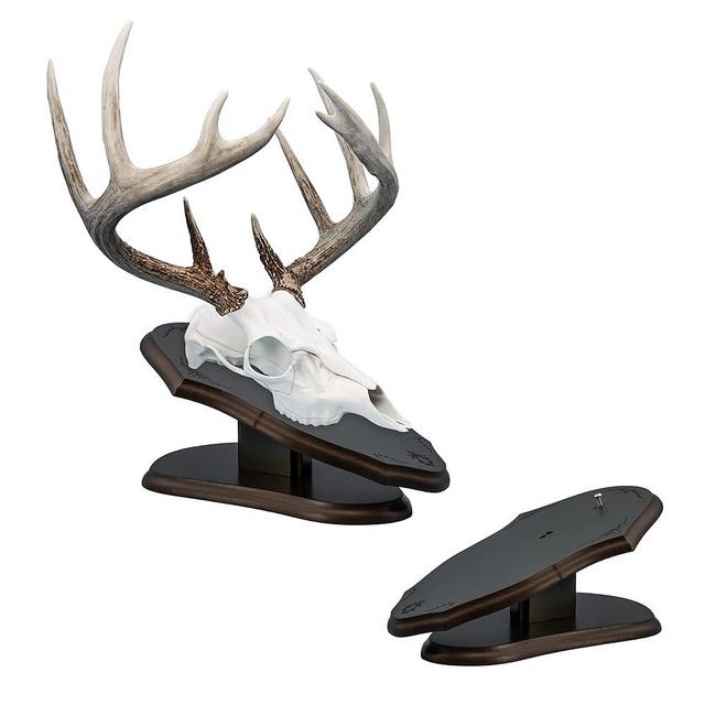 Mountain Mike's Reproductions Euro Plaque Skull Desk - Rustic Wall Mount Display Plaque- Great Gifting for Nature Lover - Skull Mount Kit for Deer, Bear, Boar, And More