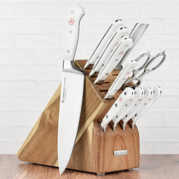 Wusthof Classic White 12 Piece Knife Block Set