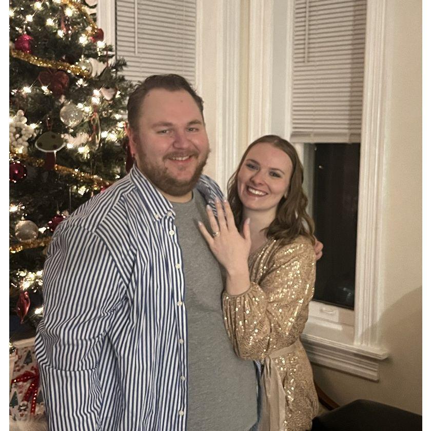 The night we got engaged!