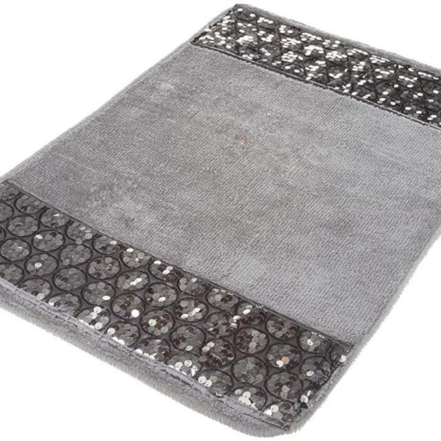 Popular Bath 230819 , Silver Sinatra, Bath Rug
