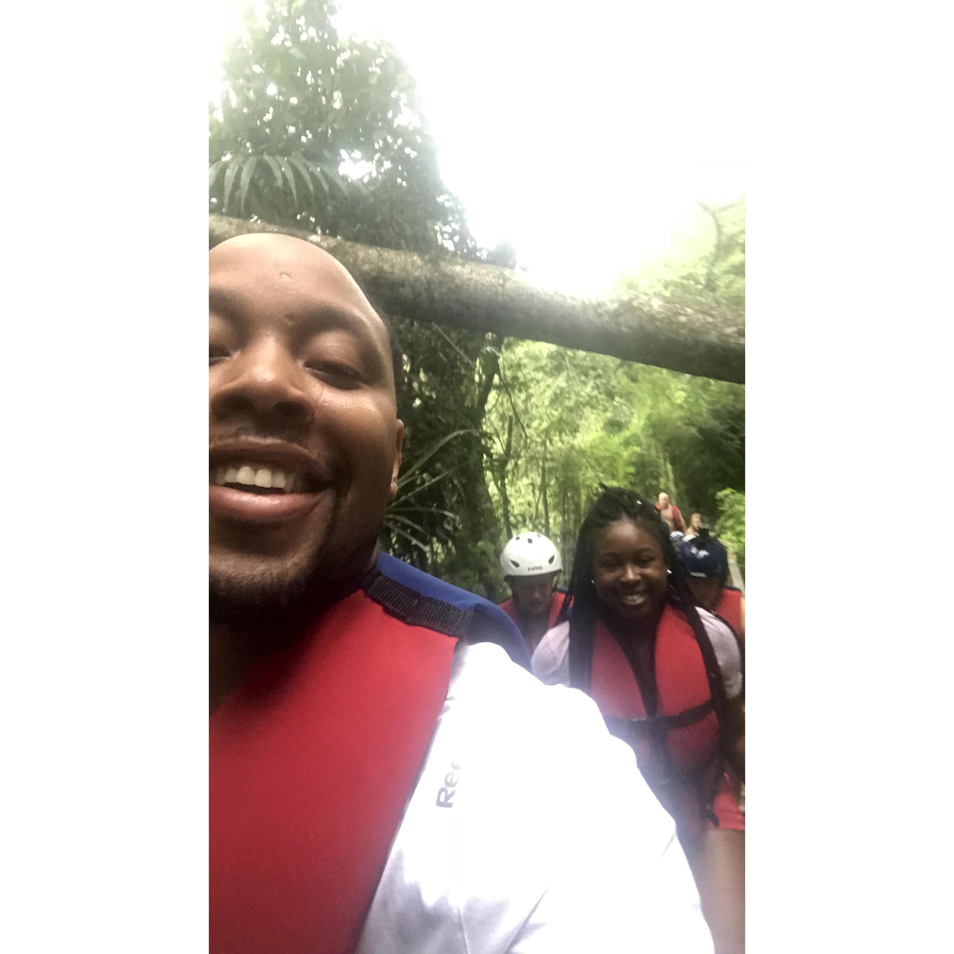 Safari and Waterfall hike in Dominican Republic. Swimming is not Vinston's strong suit and hiking in wet shoes is not mine. “The course of true love never did run smooth.” – William Shakespeare