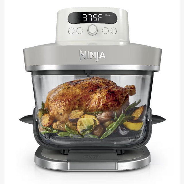 Ninja Crispi® Pro 6-in-1 Glass Countertop Air Fryer, Bone