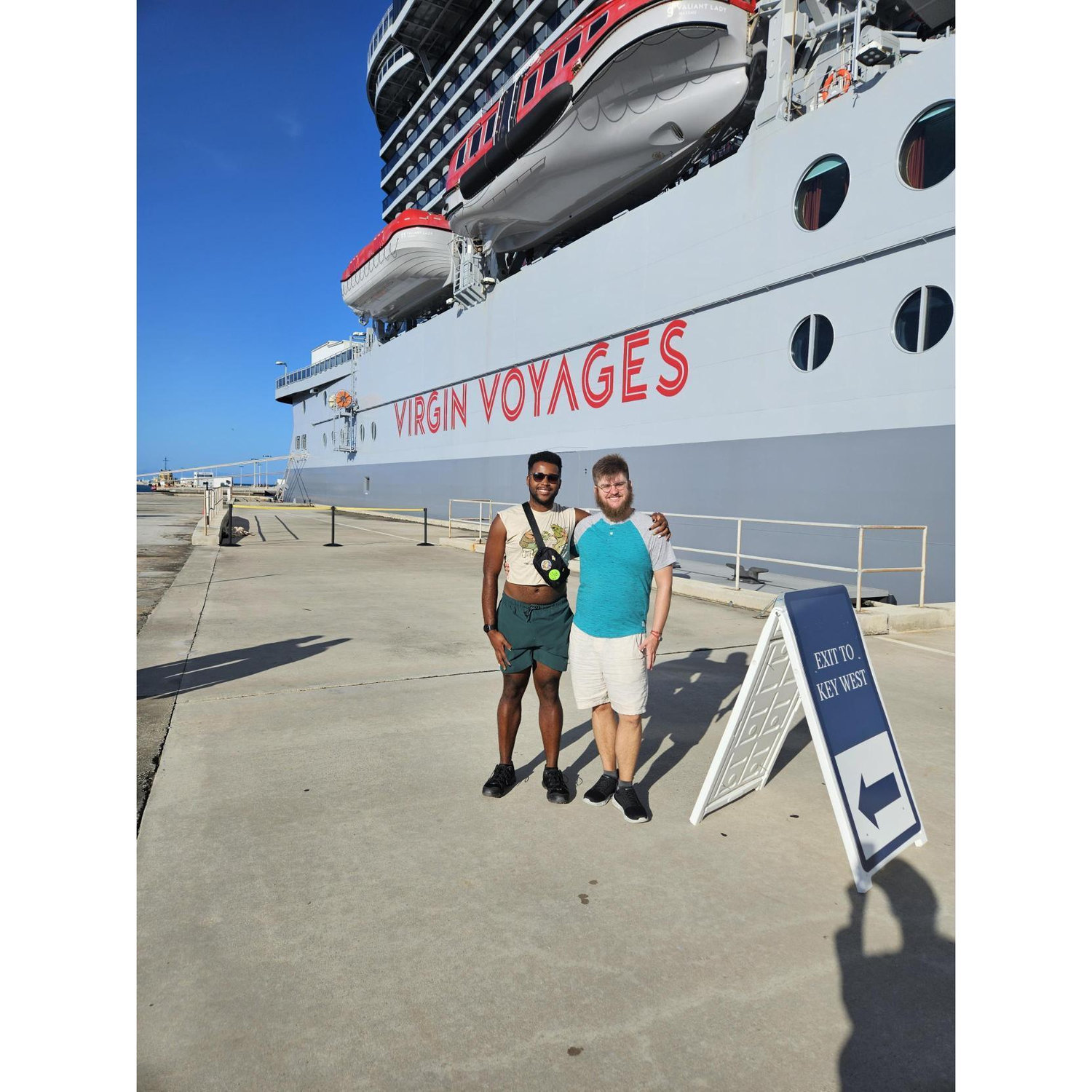 Docked in Key West for the day!