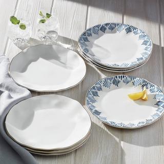 Blue Bay Dinner Plates, Set of 4