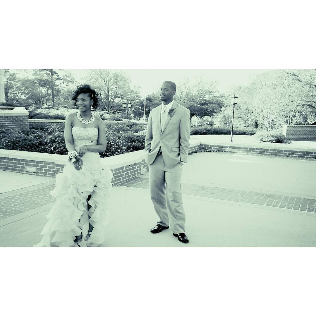 PROM. April, 2015. Justin missed his prom just to take me to mine.
