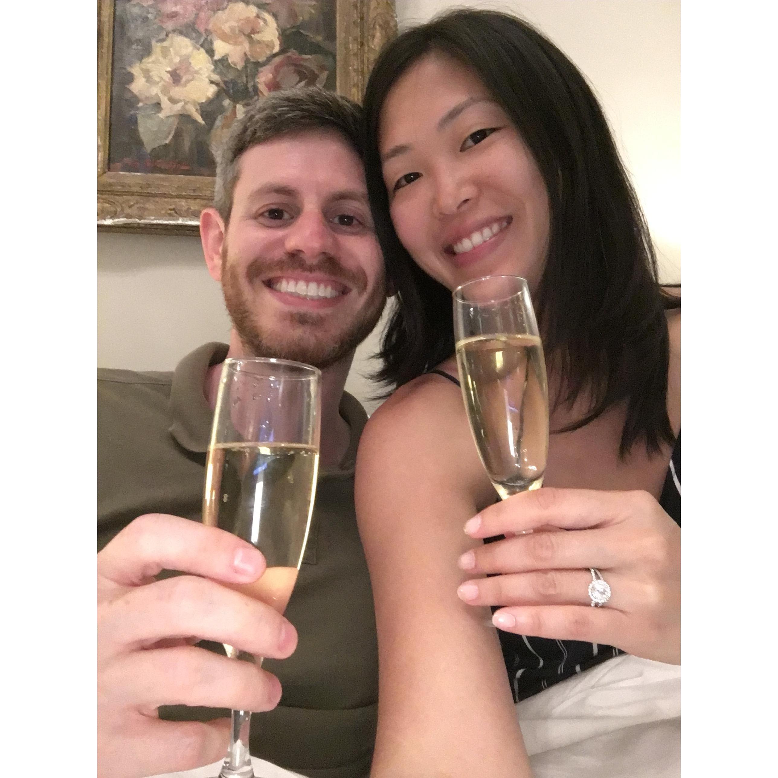 And this happens!!! It turns out Sam had the ring in a Zip Lock bag for a week in his pocket!!