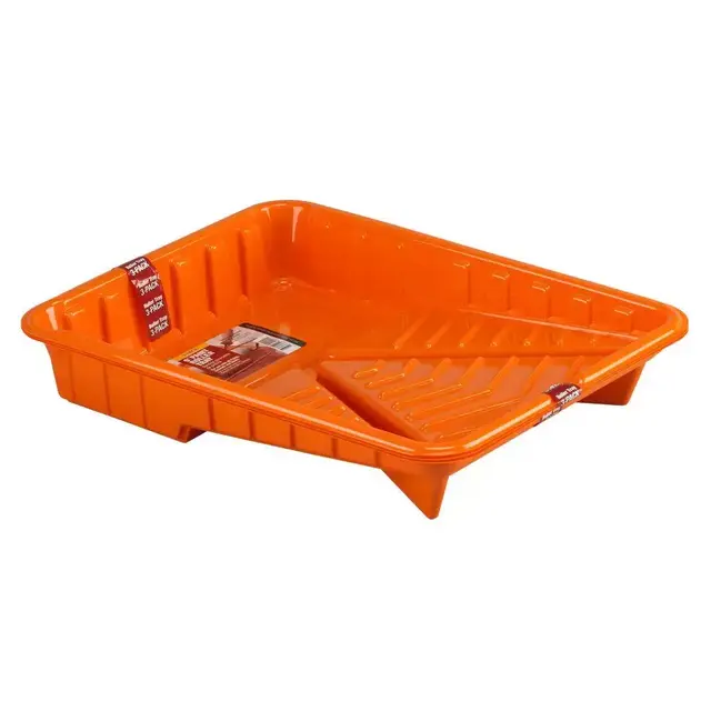 9 in. Plastic Roller Tray (3-Pack)
