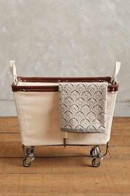 Medium Mobile Canvas Bin