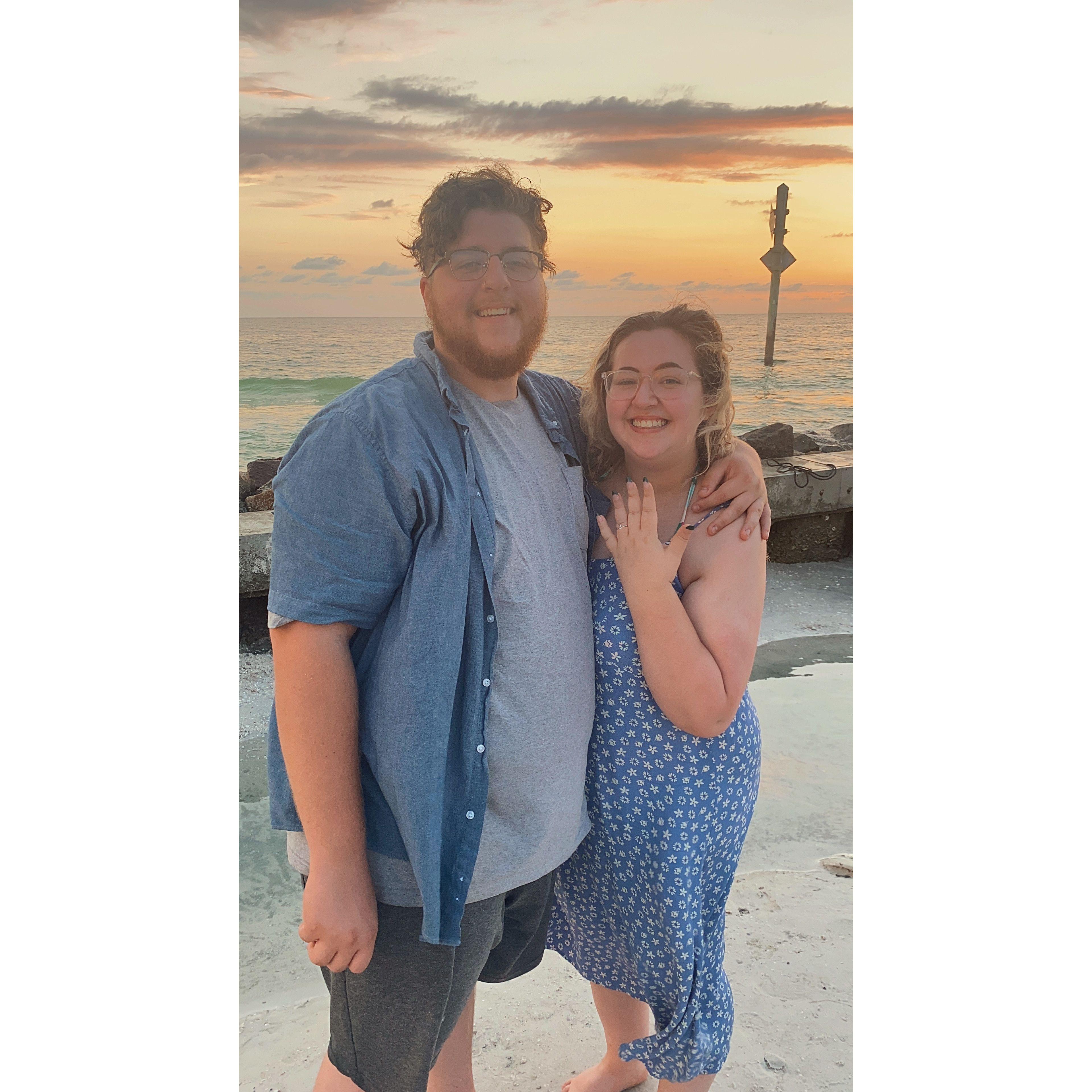 This was taken right after the proposal!