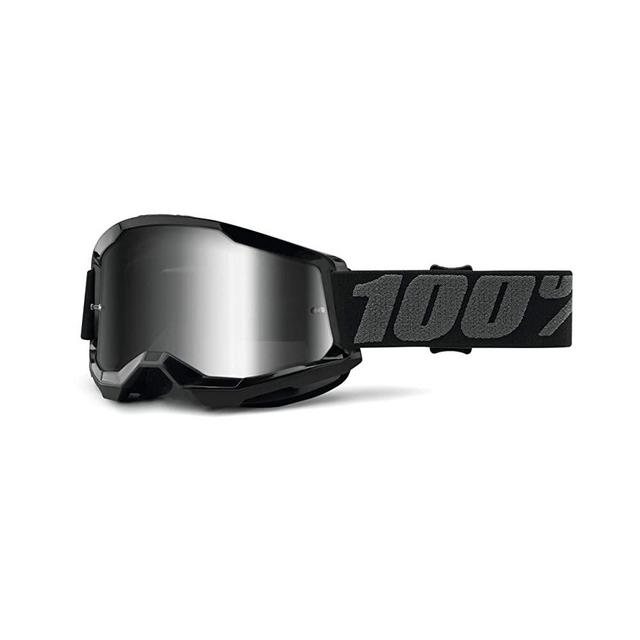 100% Strata 2 Motocross & Mountain Bike Goggles - MX and MTB Racing Protective Eyewear