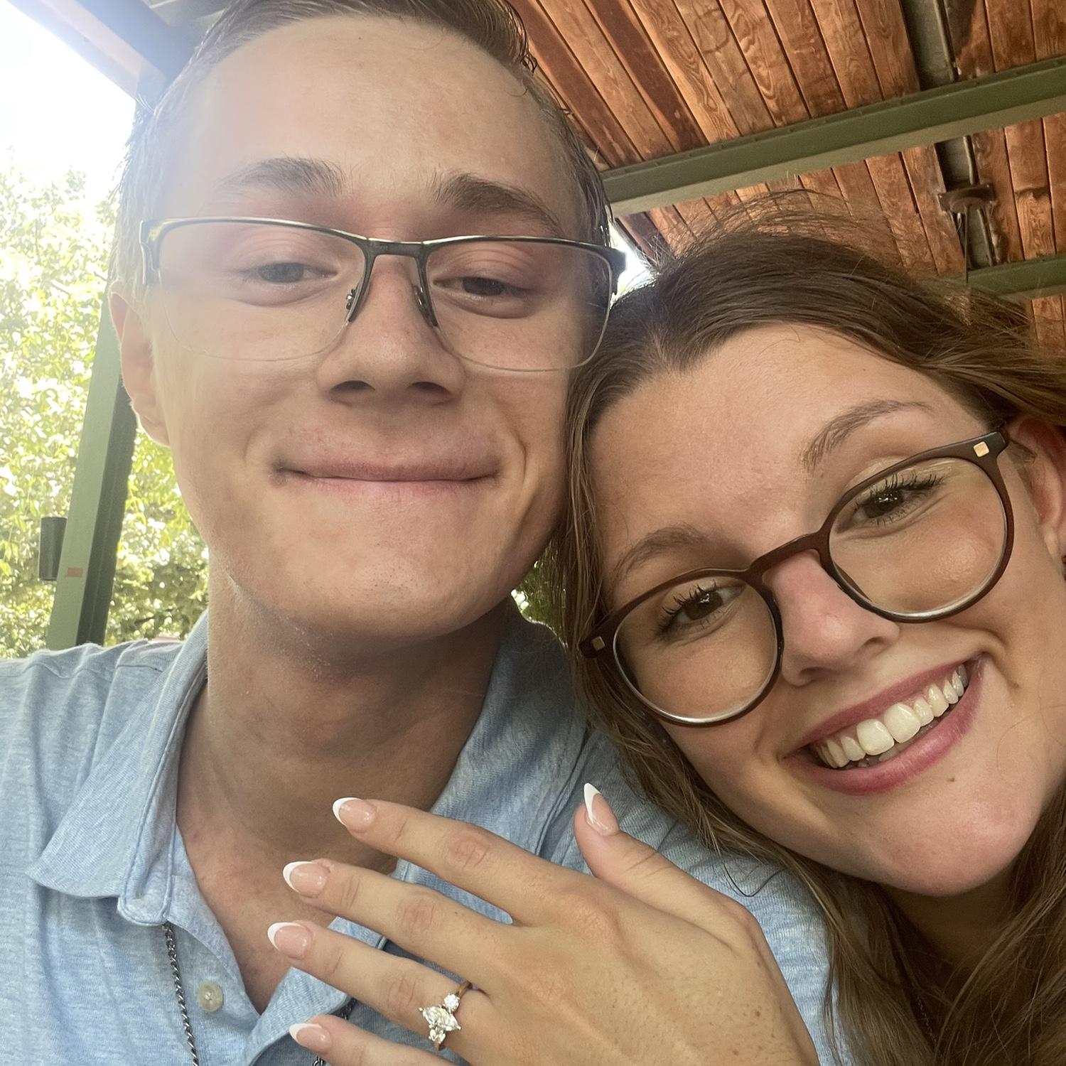 Right after James popped the question!!
