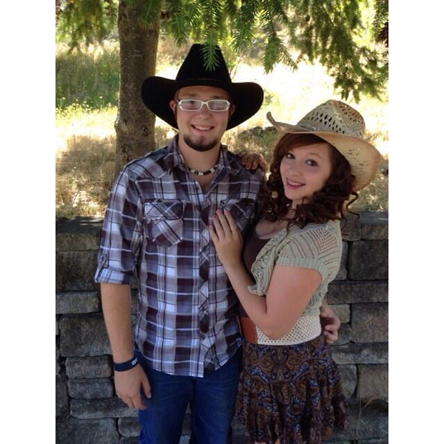All dressed up for our first concert together.
