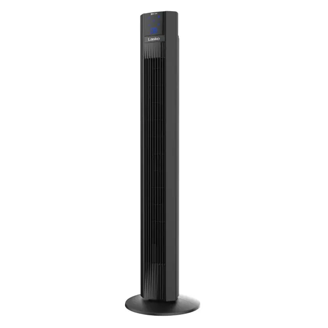 Lasko Xtra Air 48" Extended Airflow Oscillating Tower Fan with 4-Speeds, 12-Hr Auto Shut Off Timer, Digital Controls, Multi-Function Remote Control