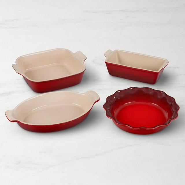 Le Creuset Heritage Bakeware Essentials Red, Set of 4