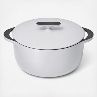Enameled Cast Iron Round Dutch Oven with Lid