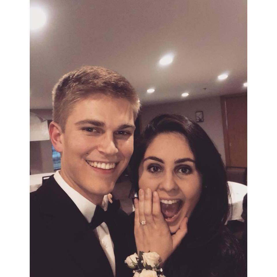The proposal! Back in March of 2018.