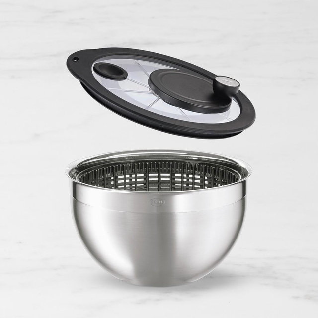 Rösle Salad Spinner with Glass Lid