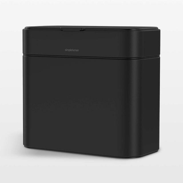 simplehuman ® 4-Liter Matte Black Stainless Steel Compost Caddy
