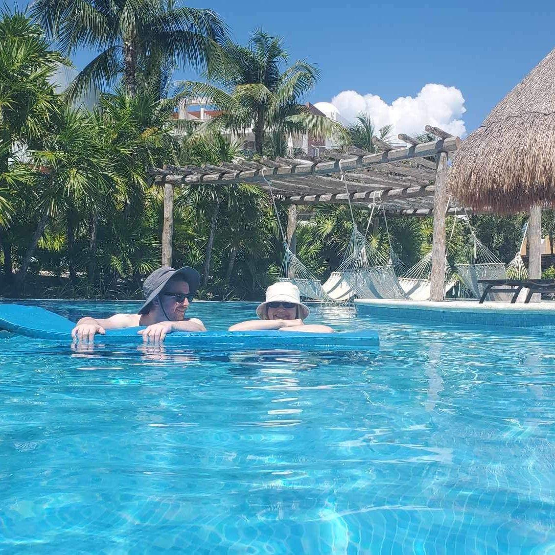 Relaxing in Cancun in 2023