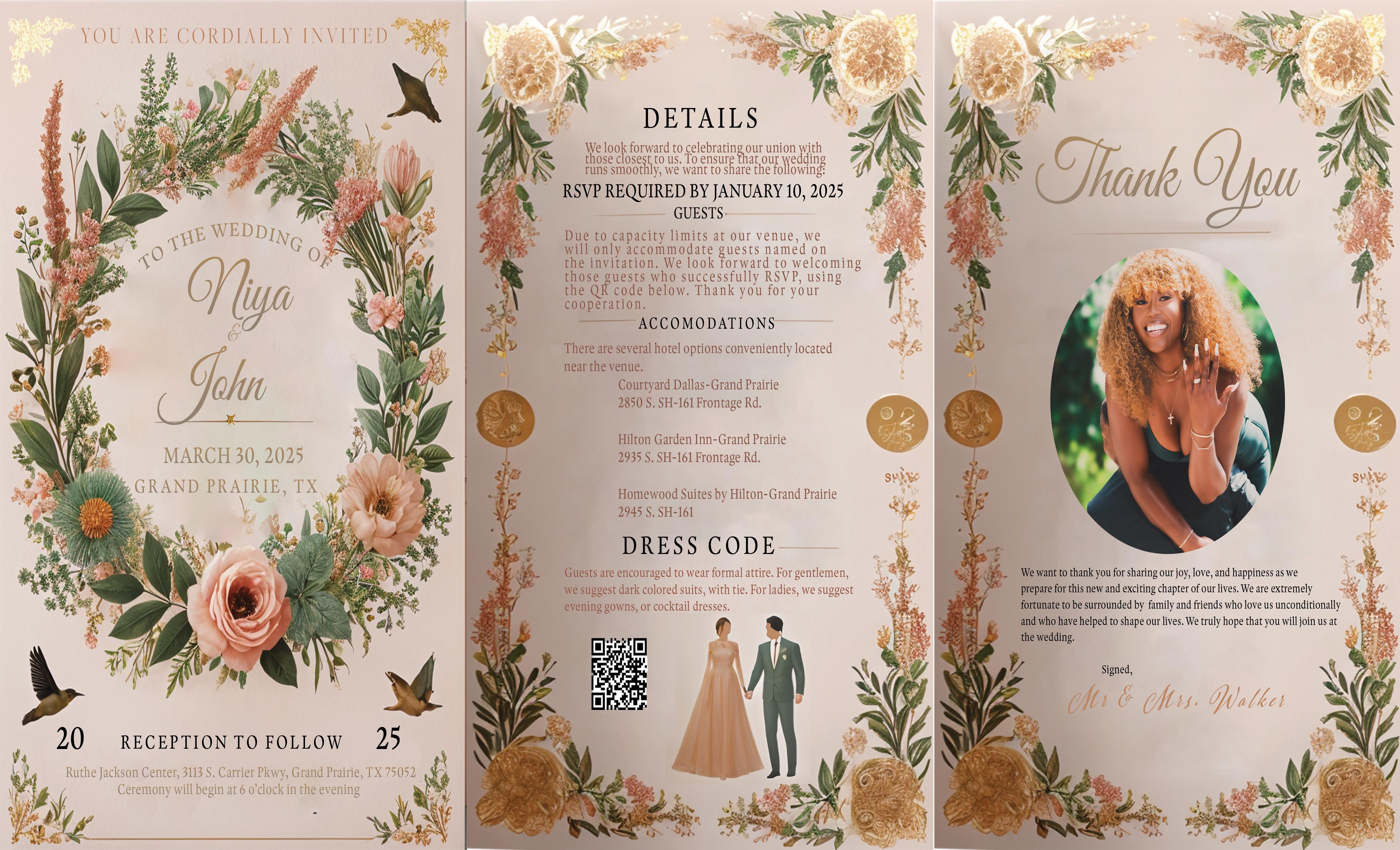 The Wedding Website of Niya McCray and John Walker