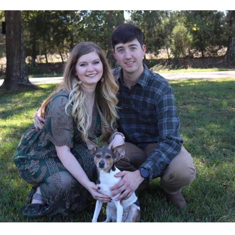 Our sweet, sweet baby Jake. (Kitty doesn’t pose well for family pictures)