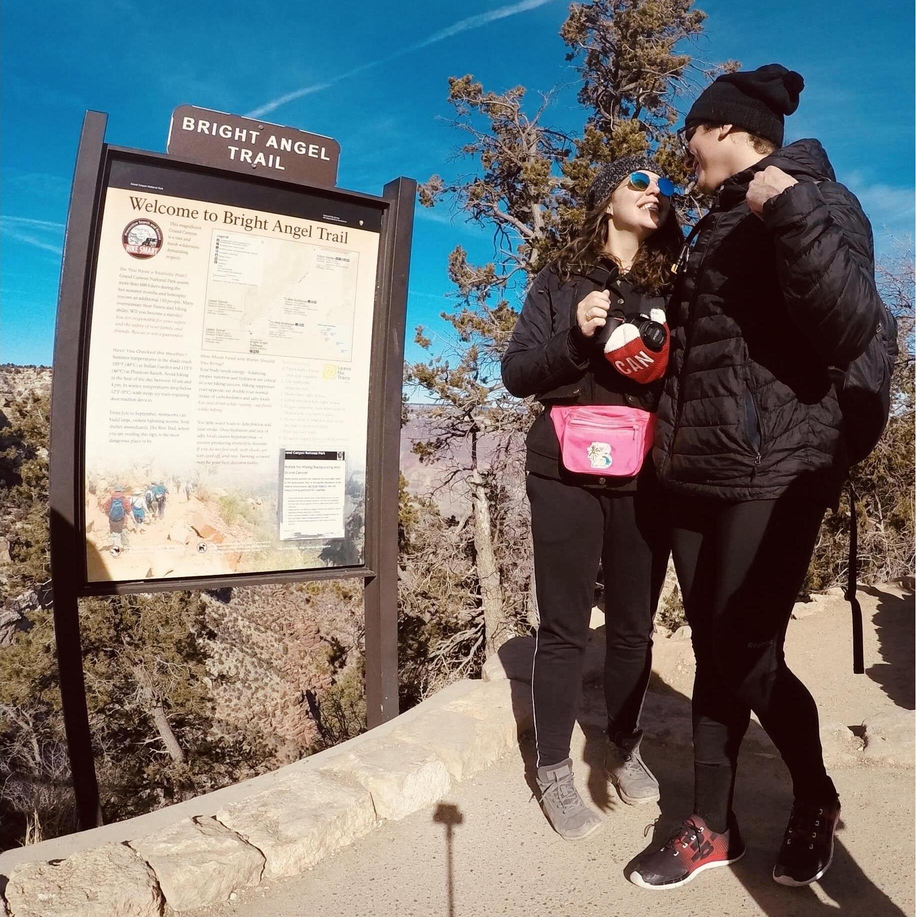 Attempting to turn Marco into a hiker!