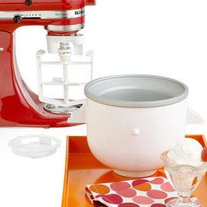 KICA0WH Ice Cream Maker Stand Mixer Attachment