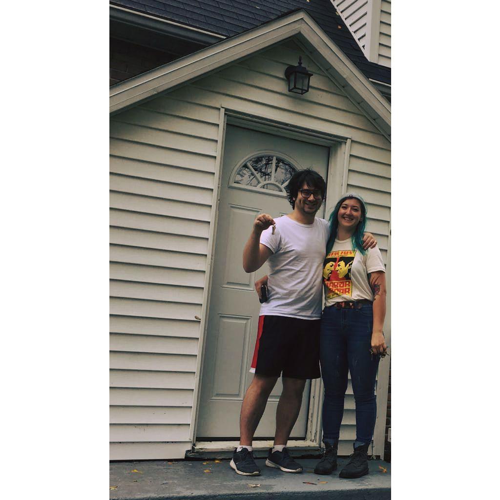 First day at our first home