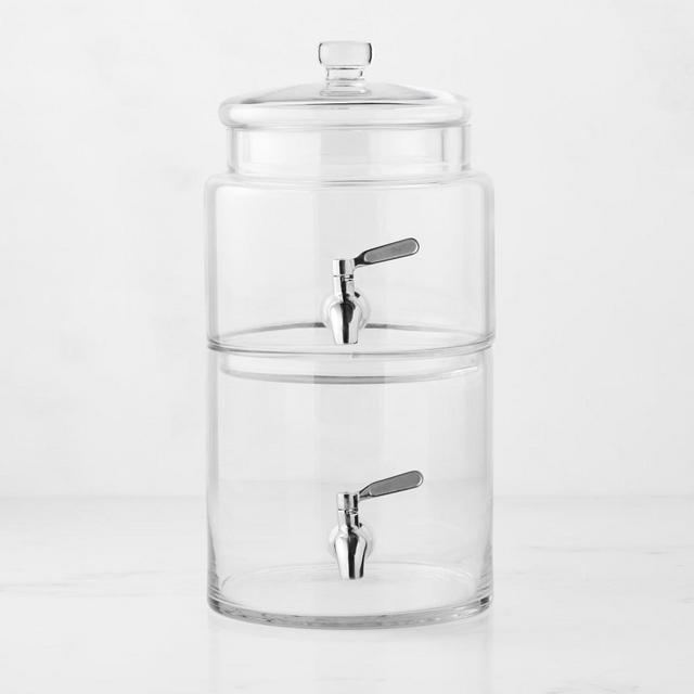 Stacking Glass Beverage Dispenser