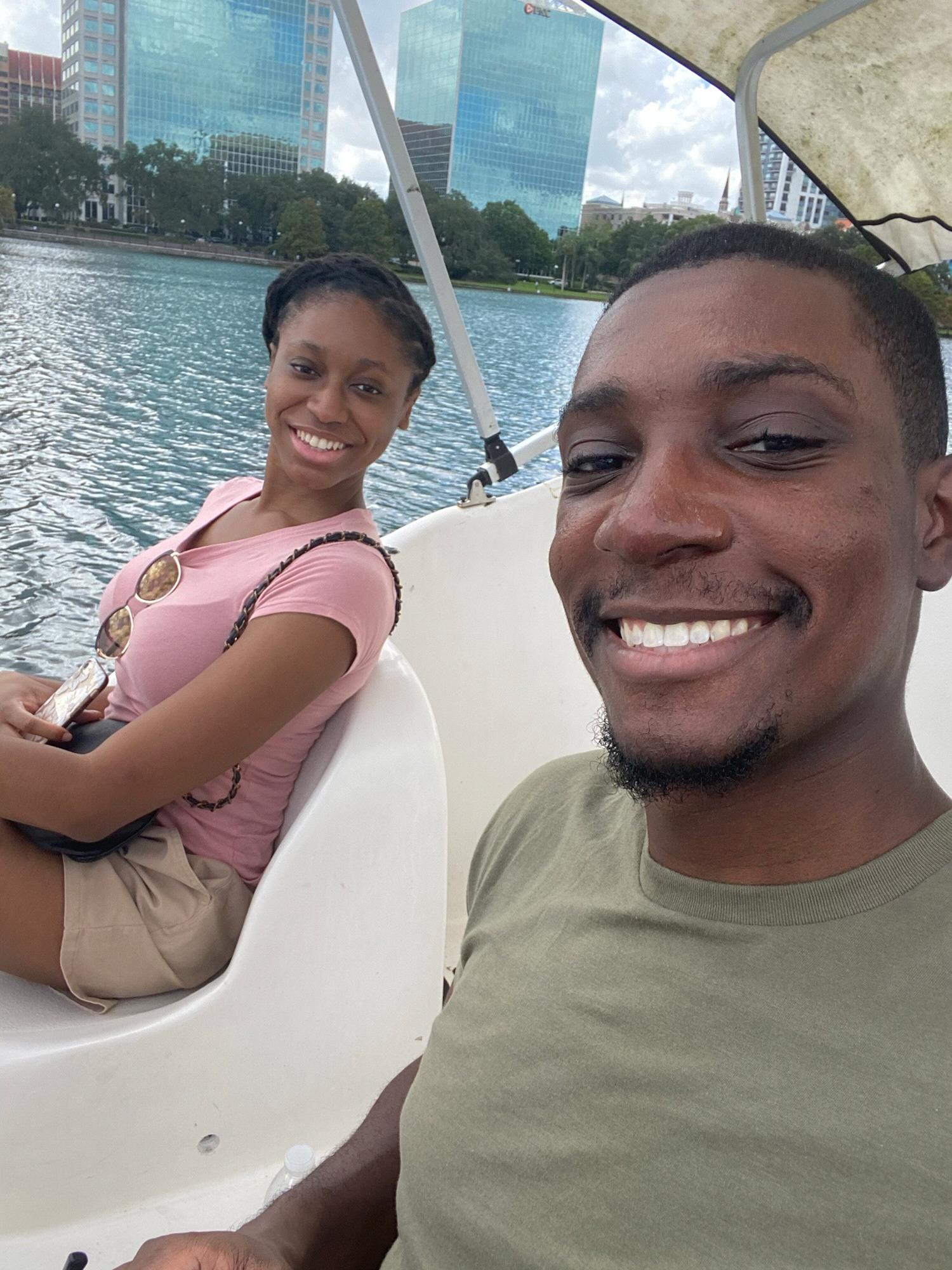 Lake Eola Swan boat ride.