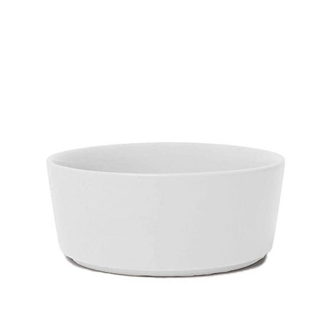 Waggo Light Grey Simple Solid Dog Bowl (Large Light Grey)