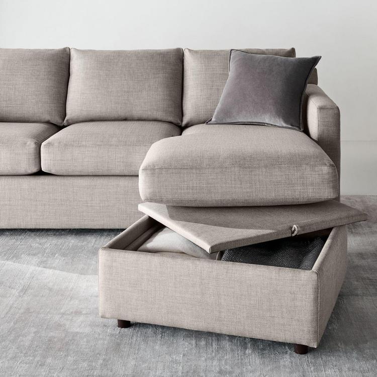 Crate and barrel store barrett sectional