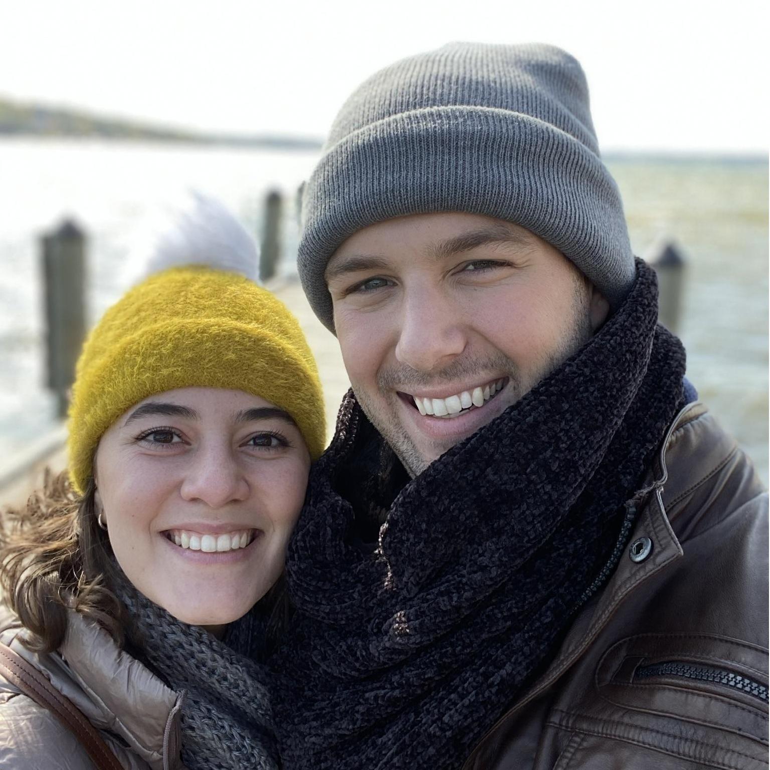 Feeling chilly in Lake Geneva, Wisconsin.