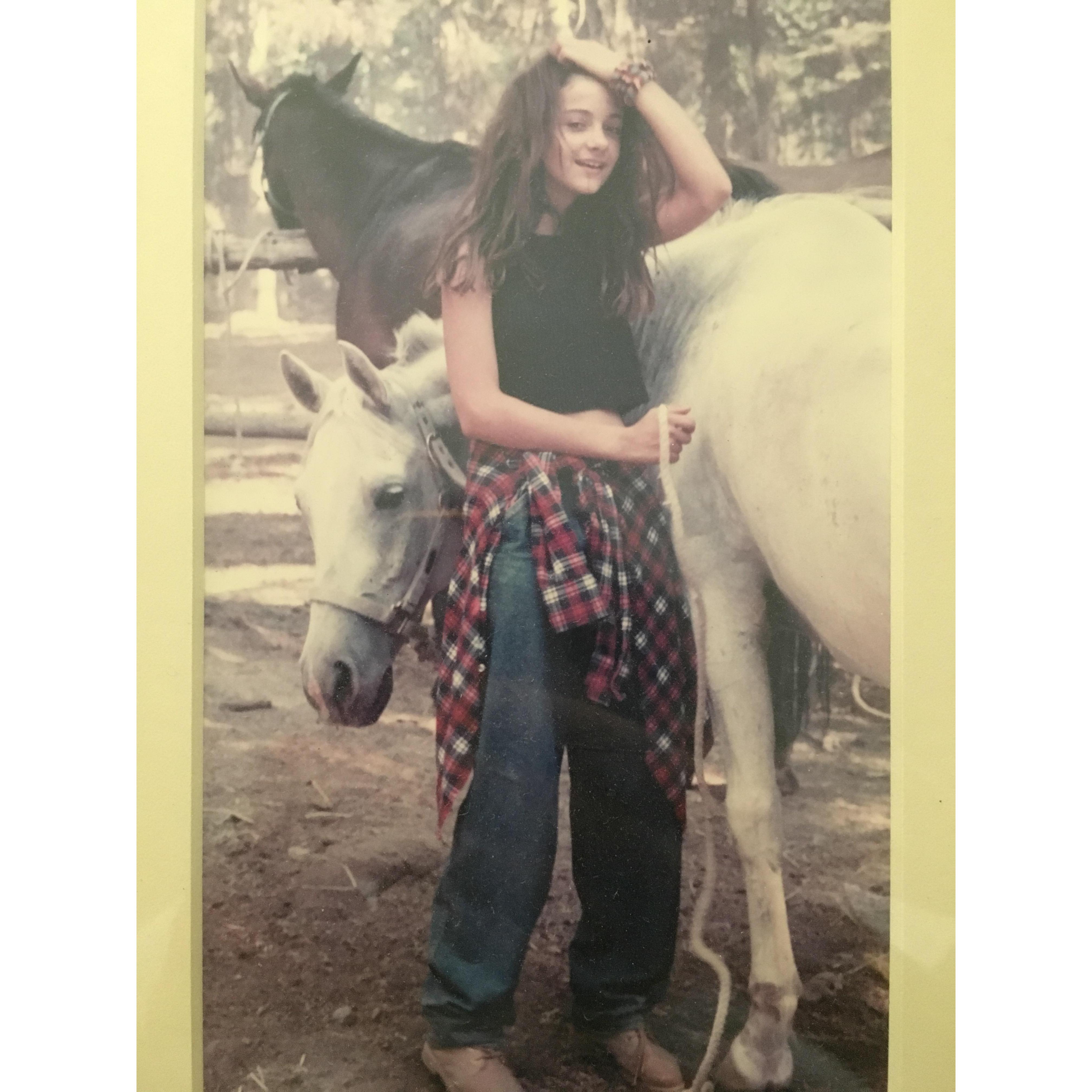 Tati becoming a teenager (not awkward at all); Washington state, 1994