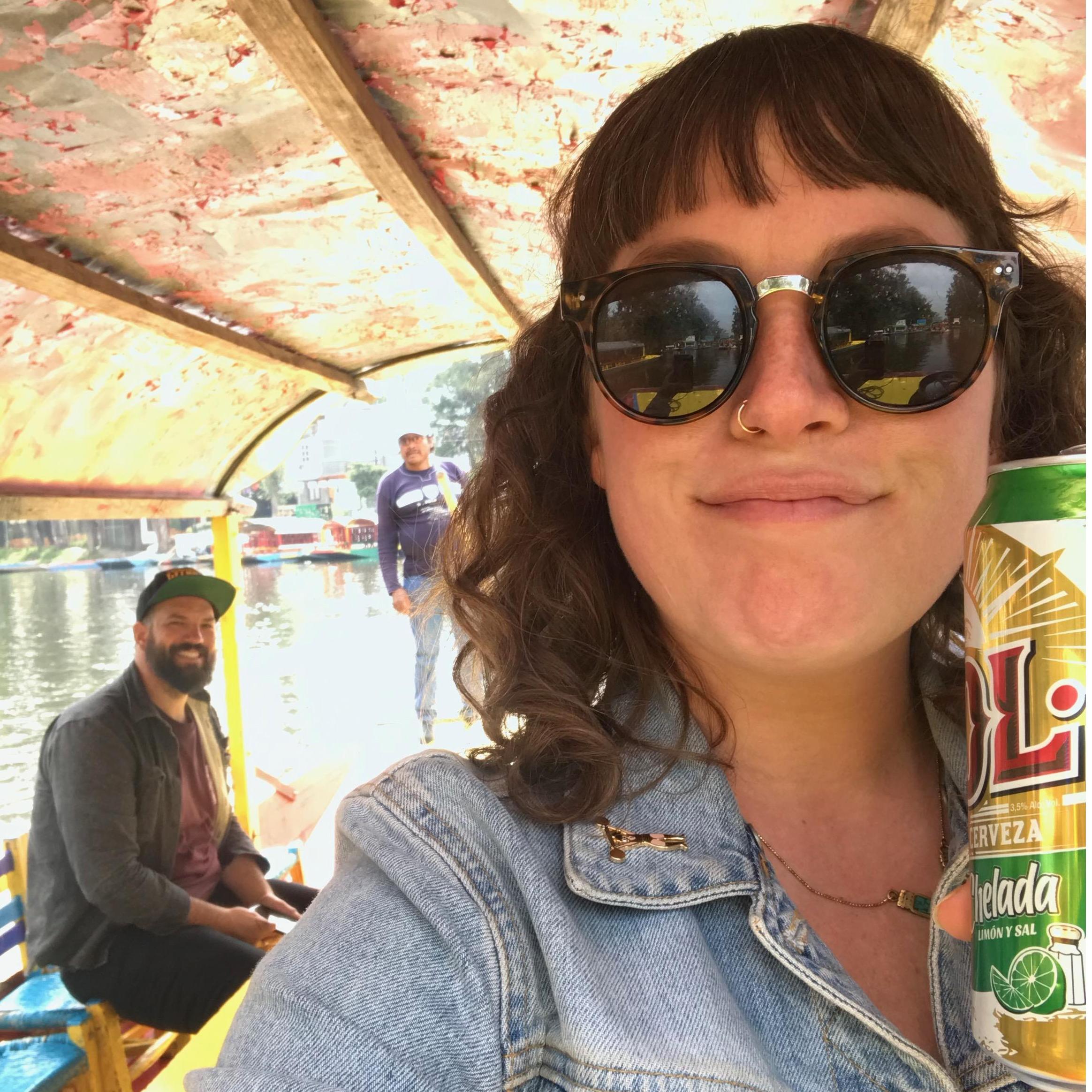 Cruising along the Floating Gardens of Xochimilco