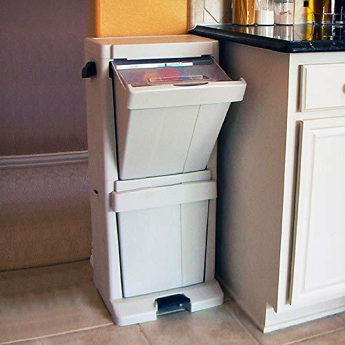 StorageMaid Stackable Storage Fridge Bins - Refrigerator Organizer