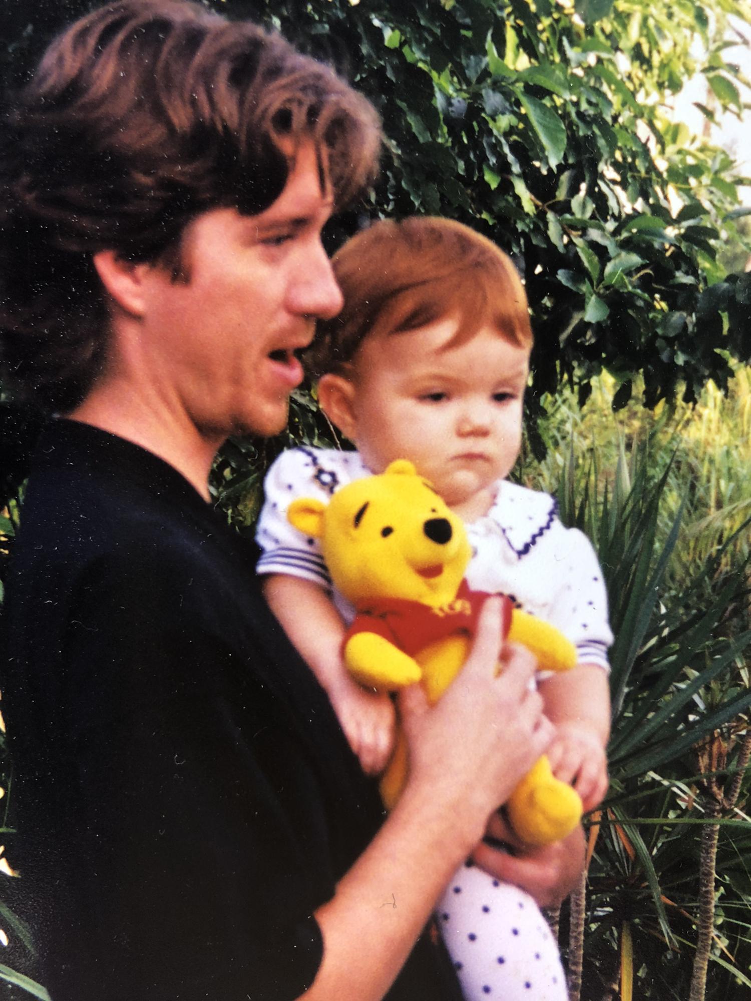 Lea with her dad