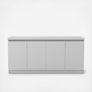 Viennese 6- Shelf Buffet Cabinet