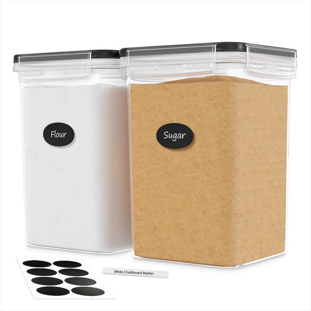 Airtight for Flour and Sugar 2 Container Food Storage Set