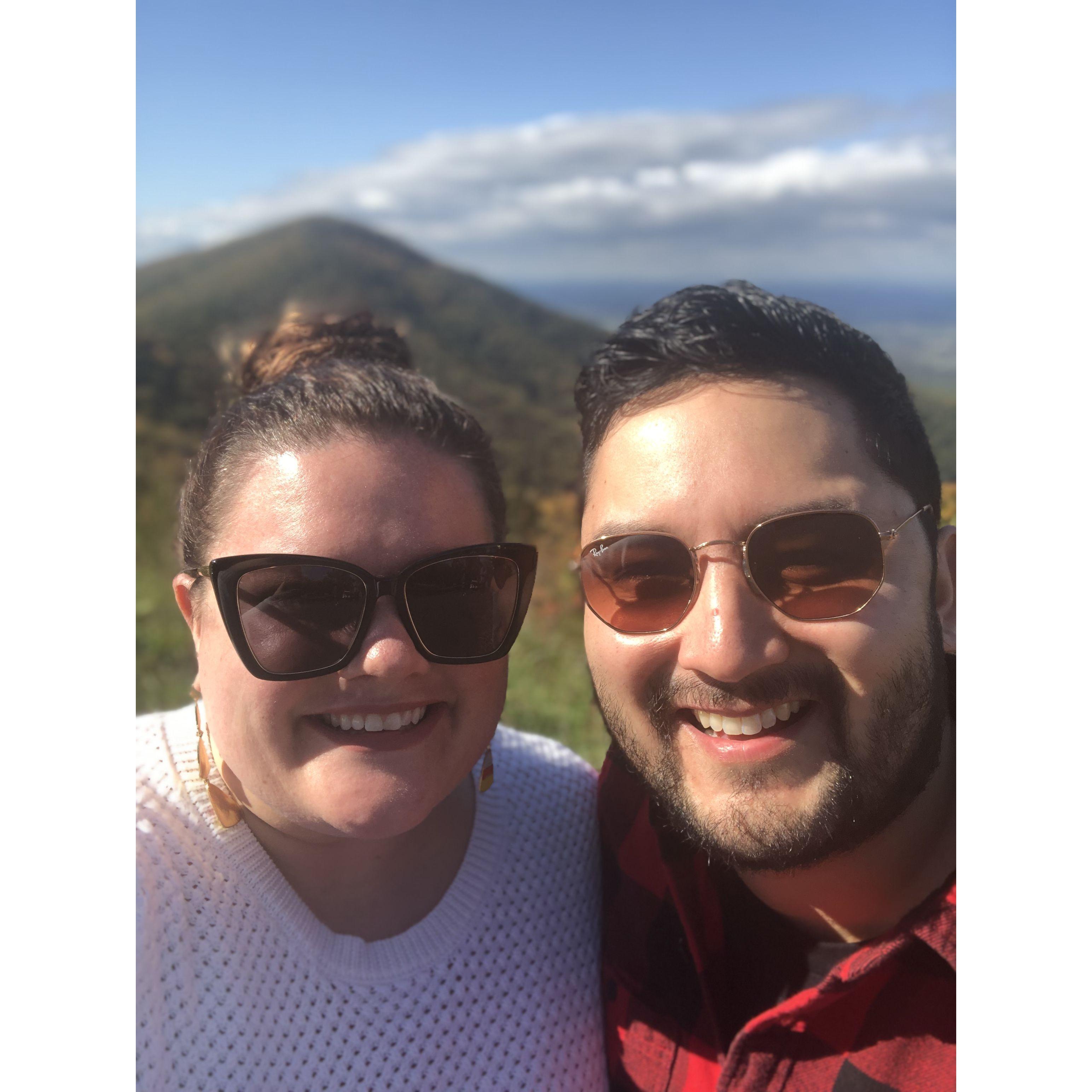 Our first weekend trip to Afton, VA together
