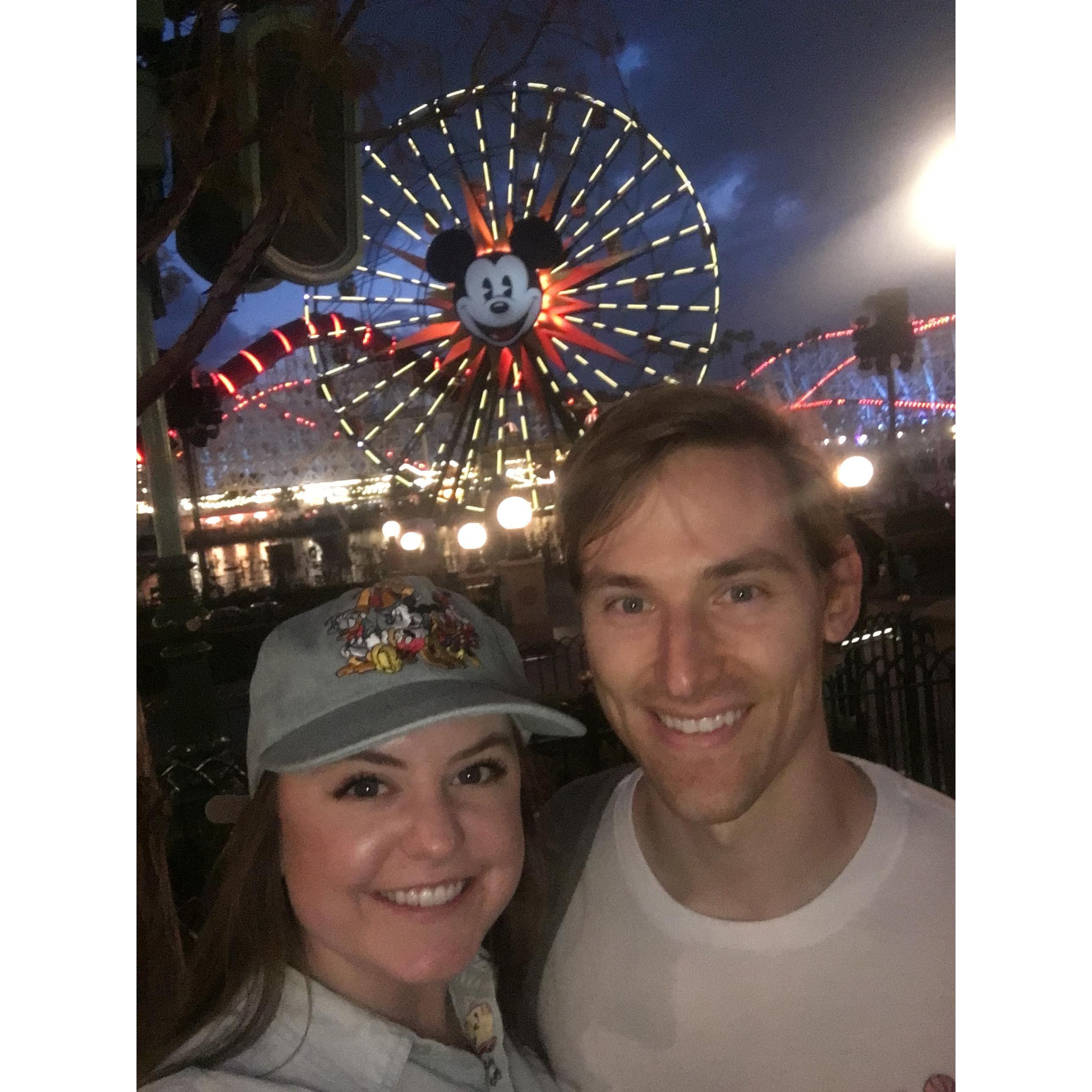 Matt's 2nd day at Disneyland.