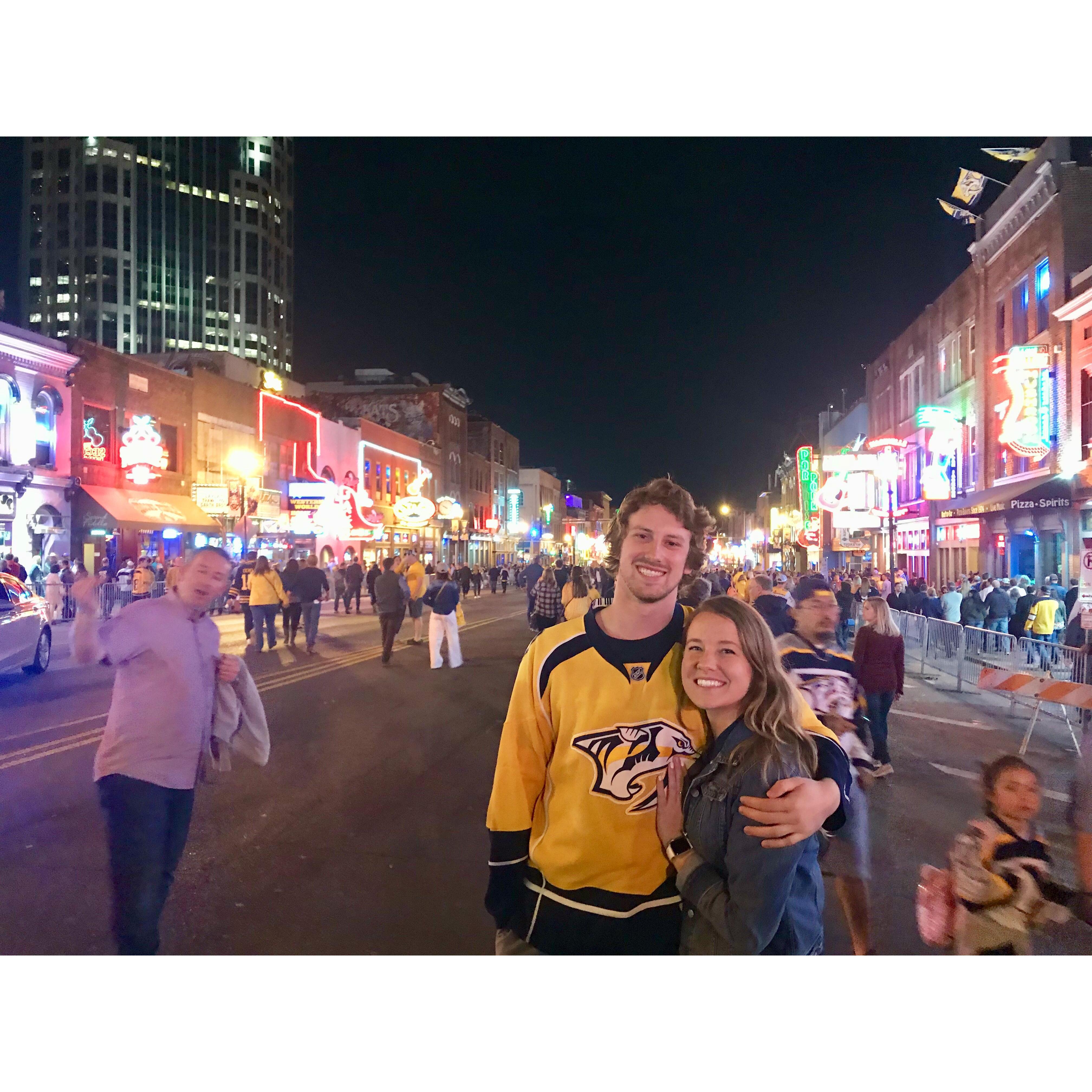 Adventures around Nashville. Go Preds!!