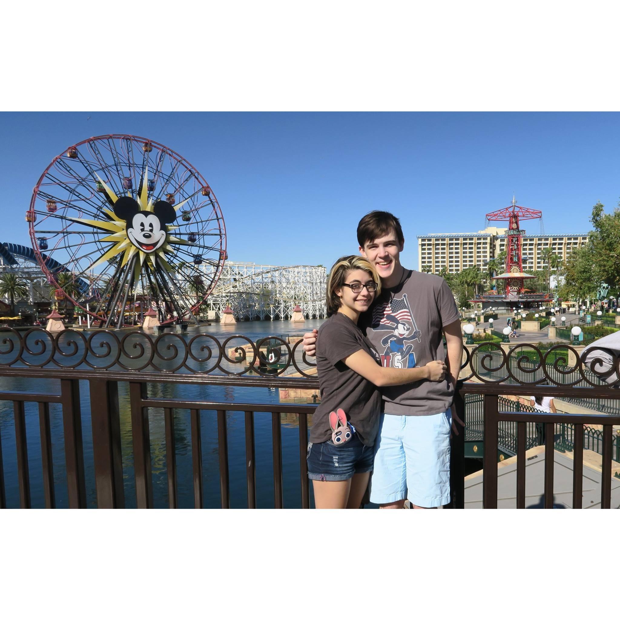Our first Disneyland trip, 2016