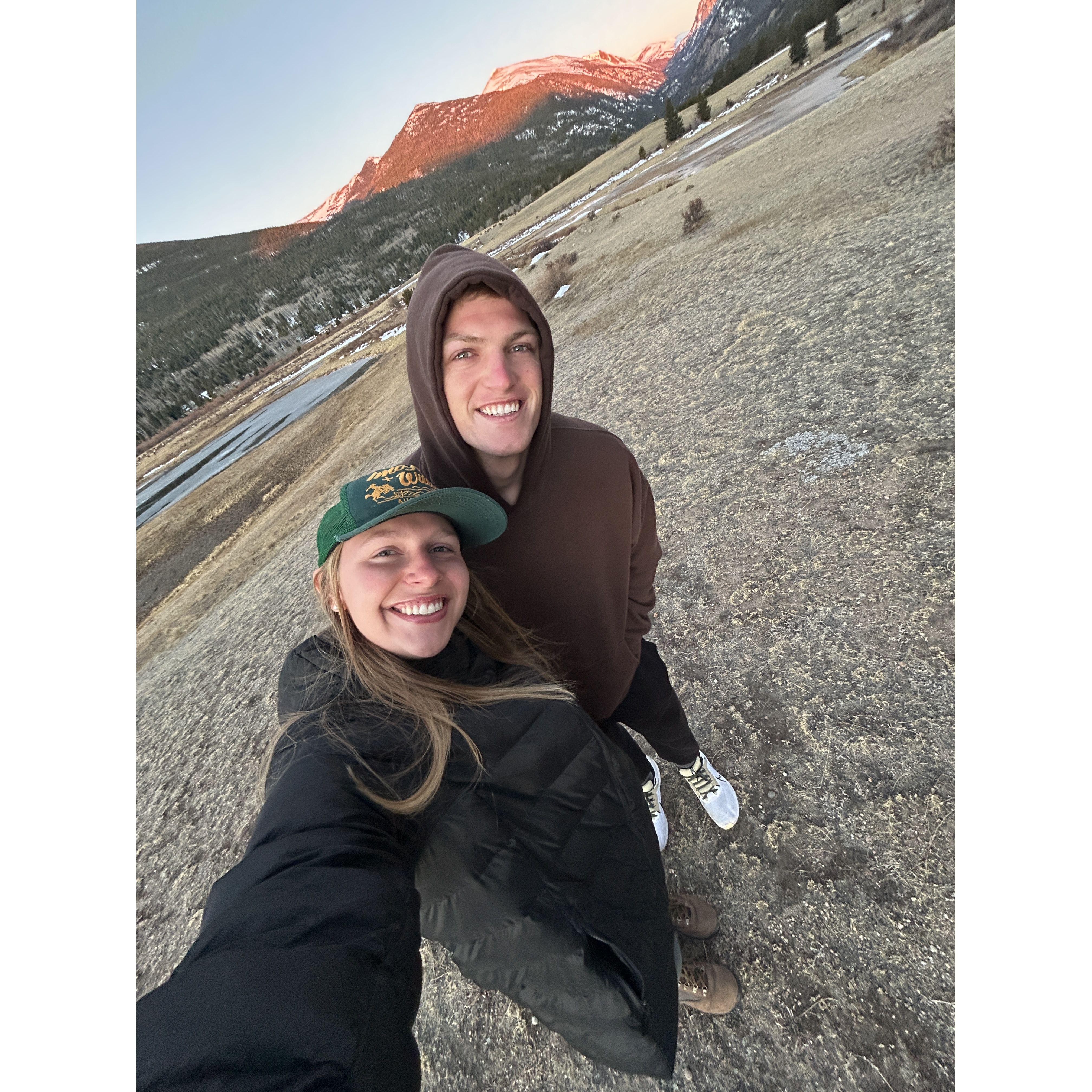 Sunrise at RMNP