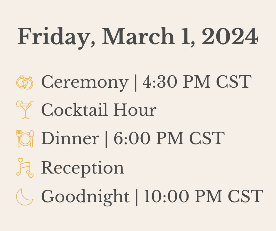 The Wedding Website of Cassidy Cowin and Connor Sheehan